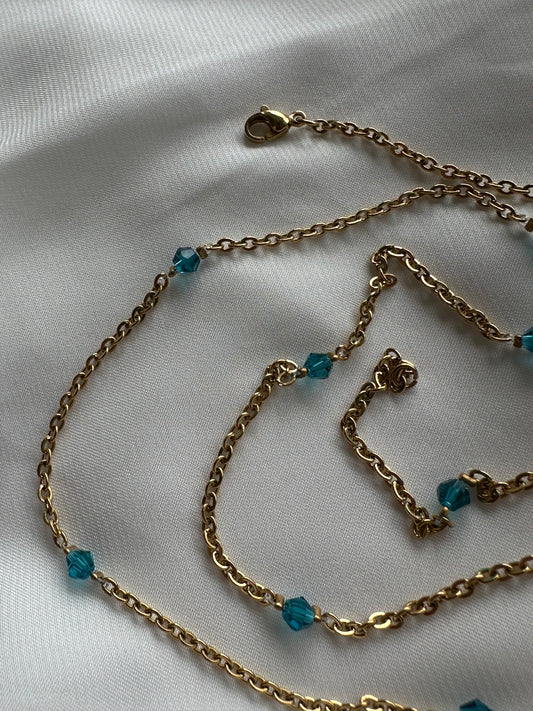 sparkle belly chain